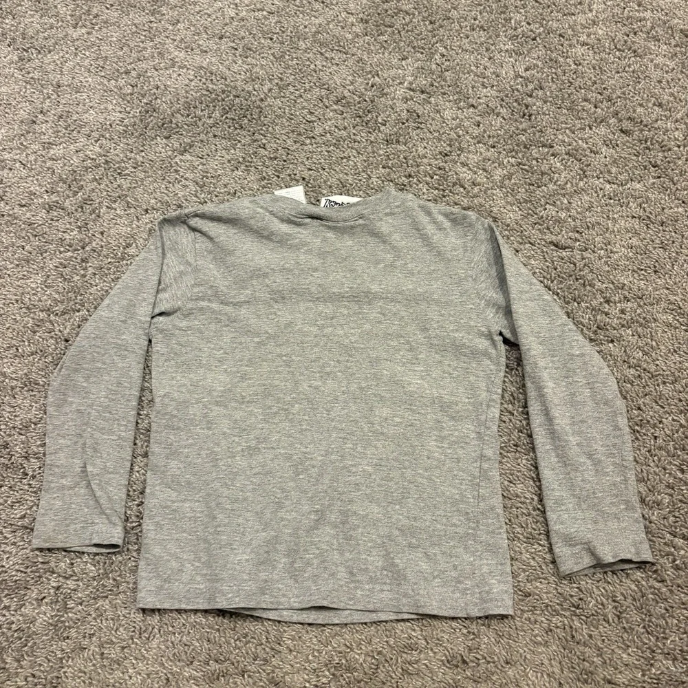 Vintage Pokemon Gray Long Sleeve Shirt Kids XS 2008 Promo Tee Ash Television TV